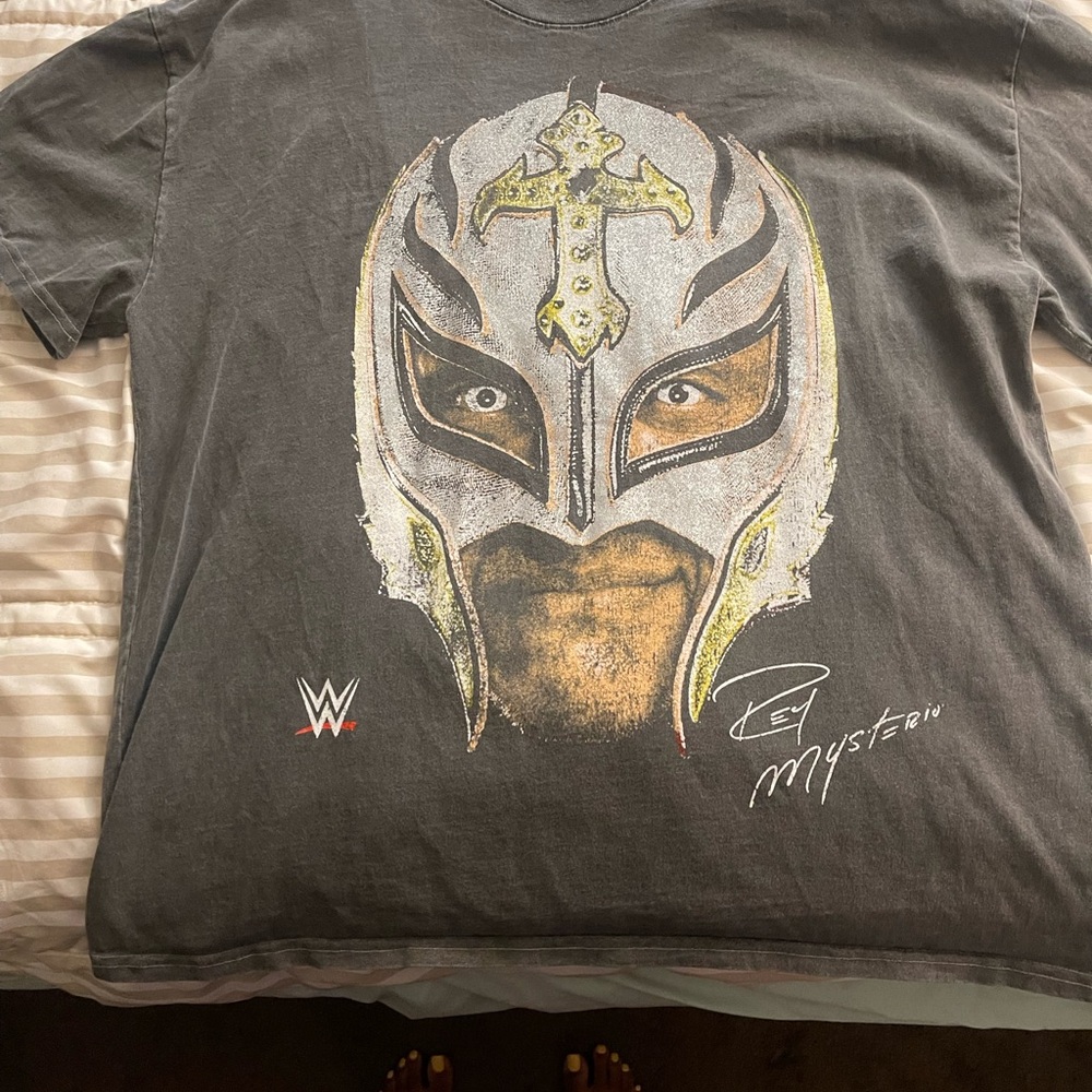 WWE Rey Mysterio Graphic T-Shirt with Mask Design